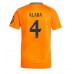 Maillot de foot Real Madrid David Alaba #4 Extérieur vêtements 2024-25 Manches Courtes